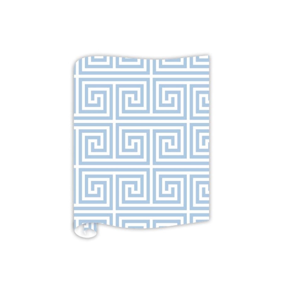 Home & Entertaining Rosanne Beck | Greek Key French Blue Table Runner