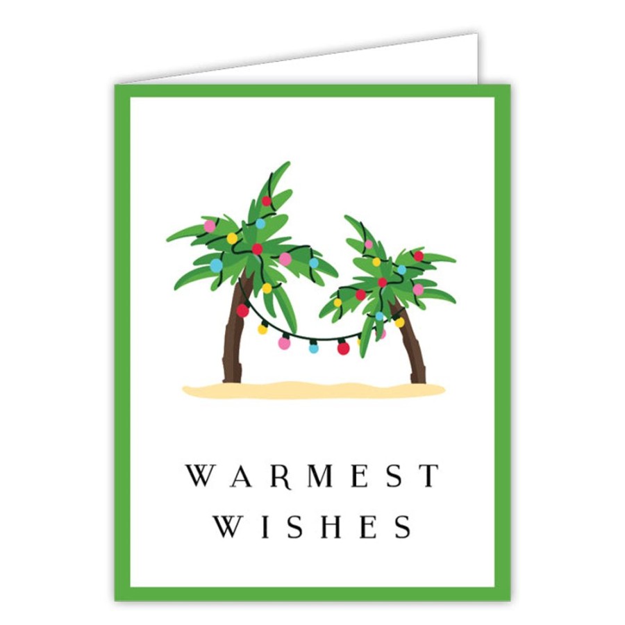 Seasonal Rosanne Beck | Warmest Wishes Palm Tree Greeting Card