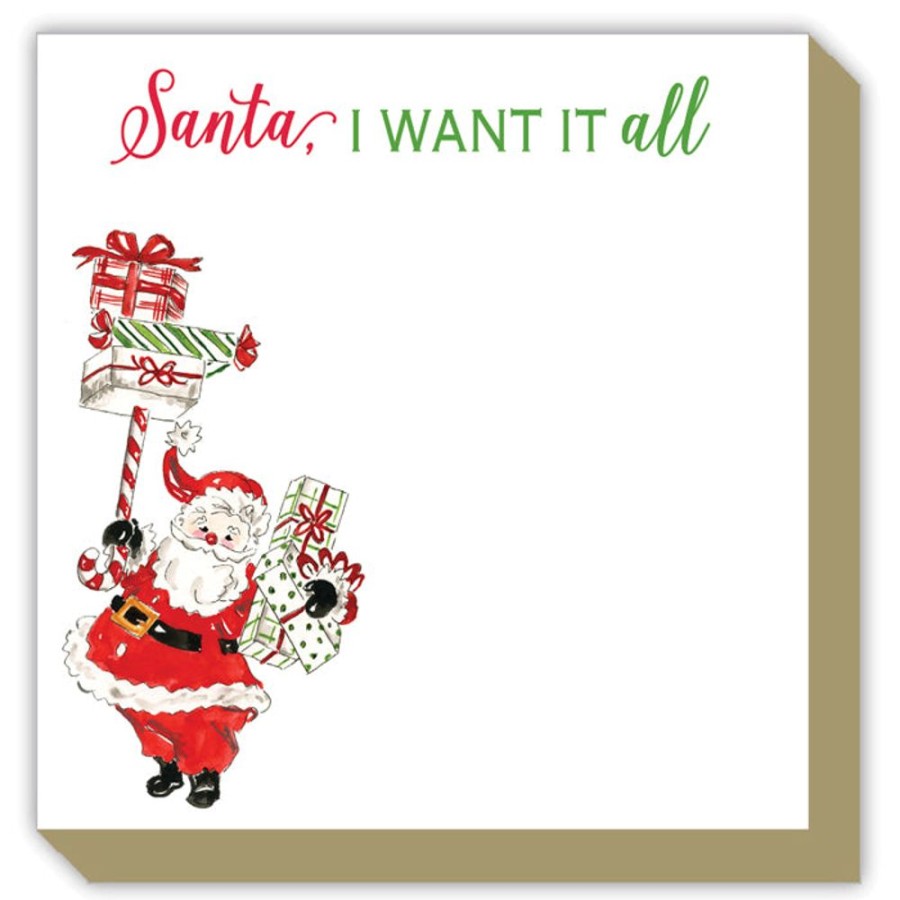 Seasonal Rosanne Beck | Santa, I Want It All Luxe Pad