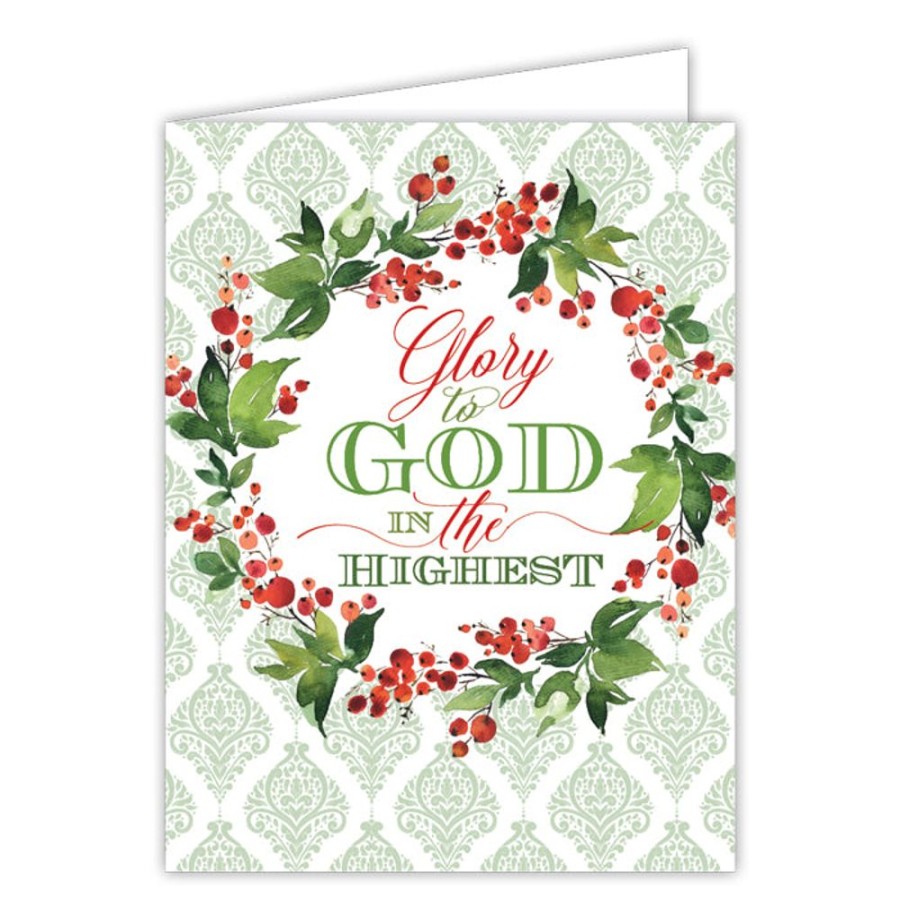 Seasonal Rosanne Beck | Glory To God In The Highest Greeting Card