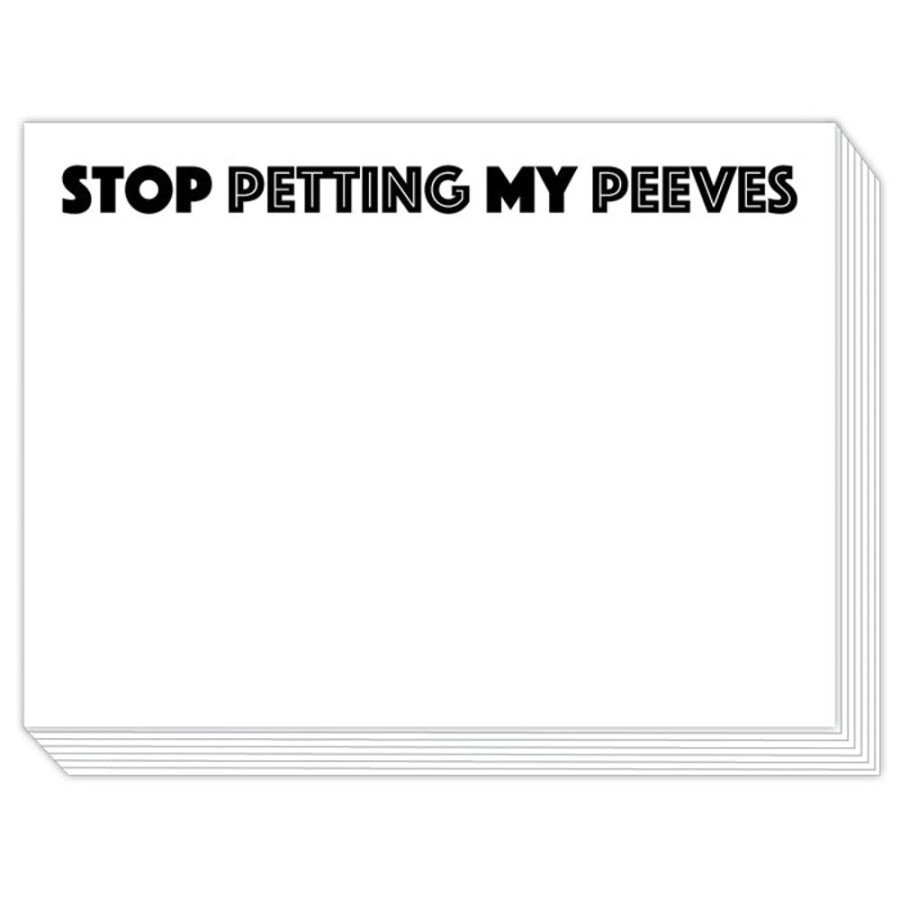 Notes & Pads Rosanne Beck | Stop Petting My Peeves Slab Pad