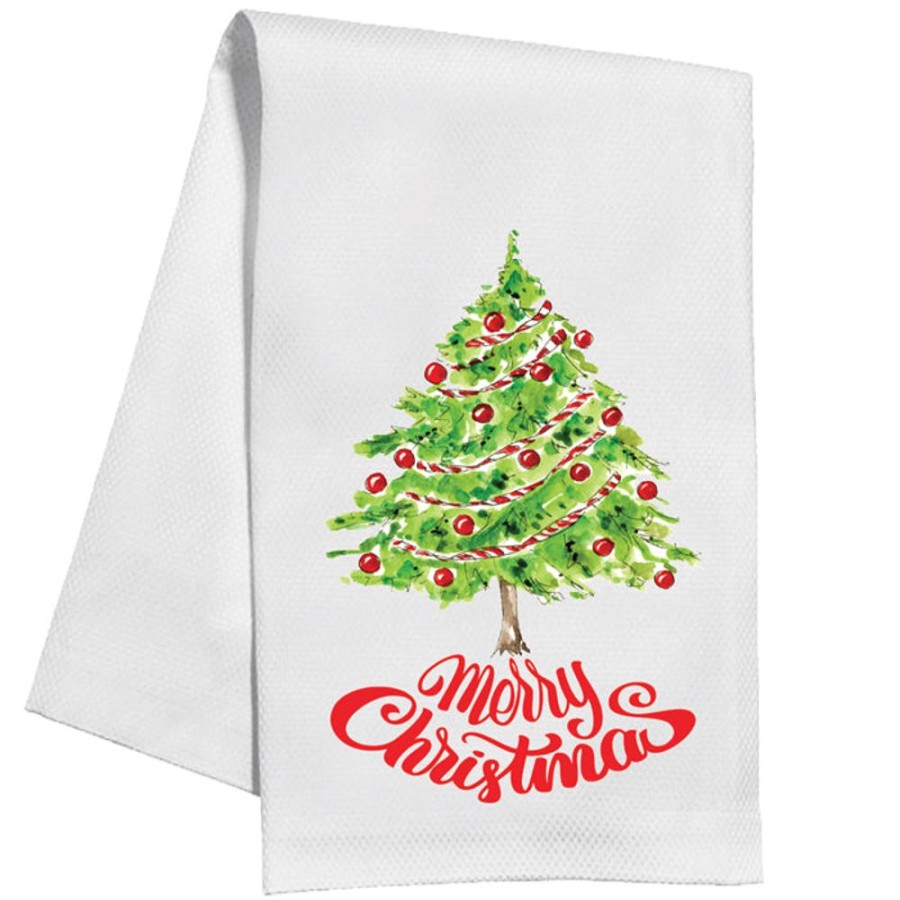 Seasonal Rosanne Beck | Merry Christmas Tree Kitchen Towel