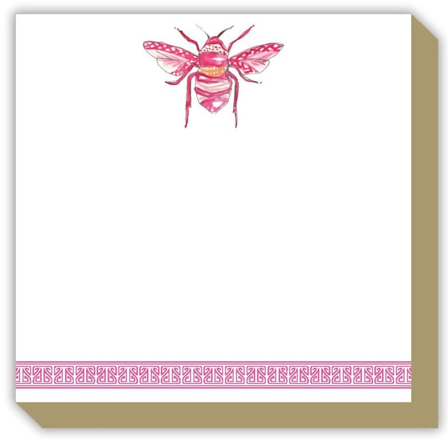 Notes & Pads Rosanne Beck | Handpainted Bee Luxe Notepad