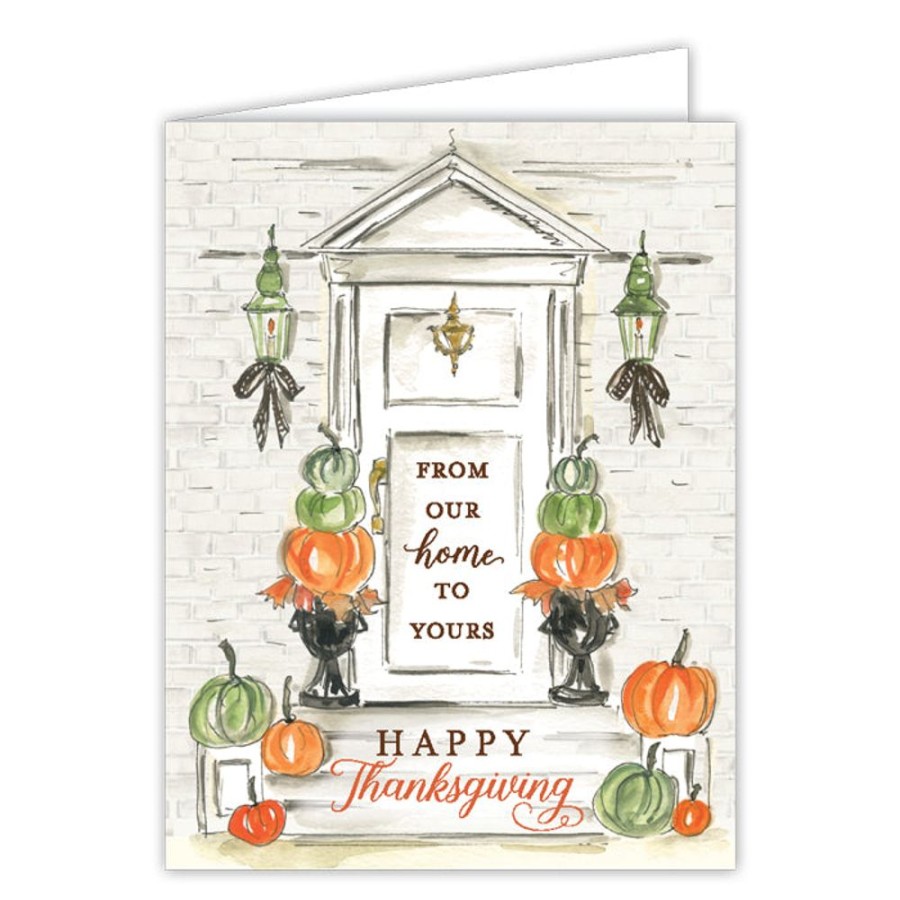 Invitations Rosanne Beck | Fall Festive Front Door Greeting Card