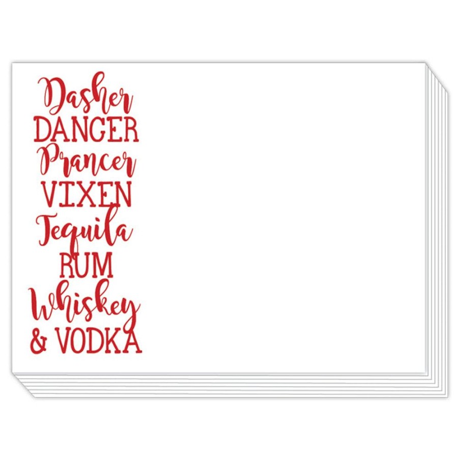 Seasonal Rosanne Beck | Dasher Dancer Prancer Vixen Slab Pad