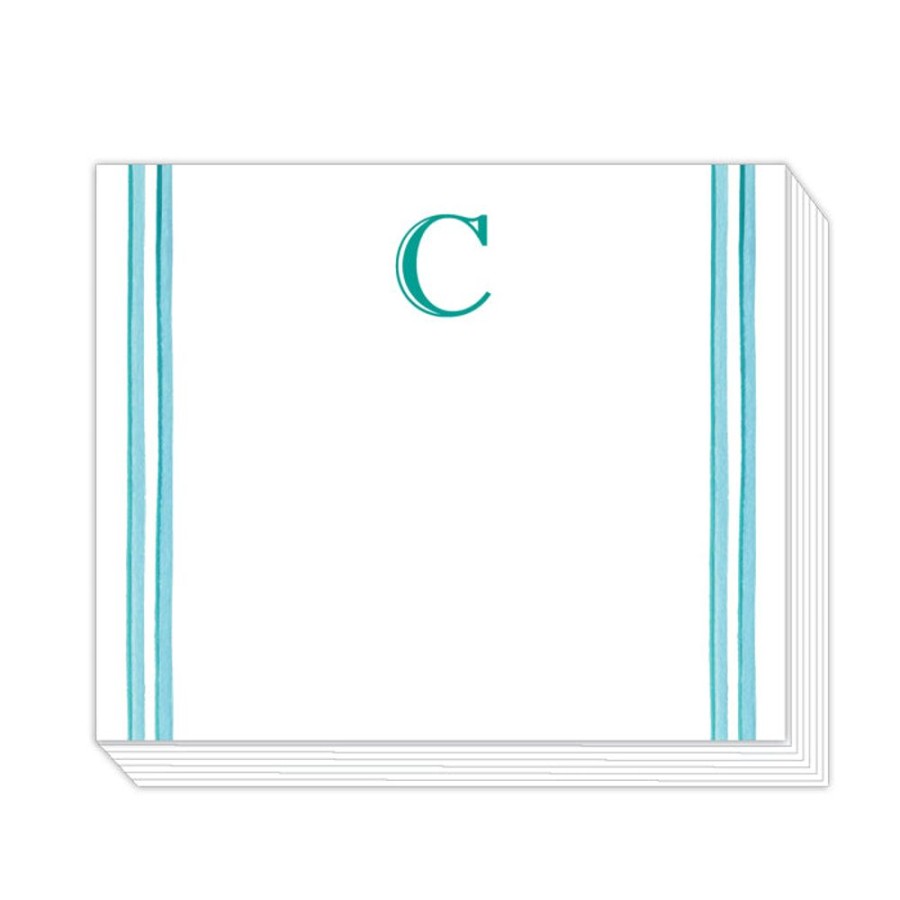 Monograms Rosanne Beck | Lattice Monogram C Notepad