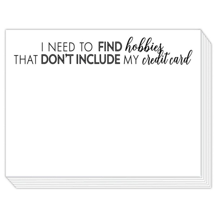 Notes & Pads Rosanne Beck | I Need To Find Hobbies Slab Pad