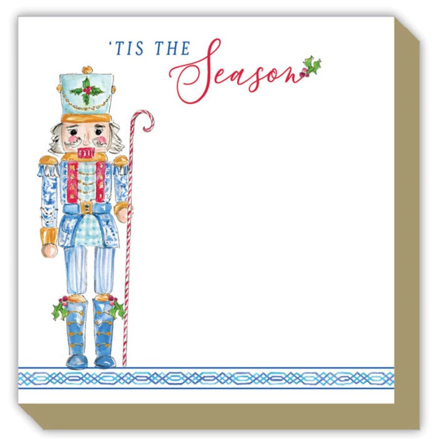 Notes & Pads Rosanne Beck | Tis The Season Chinoiserie Nutcracker Luxe Notepad