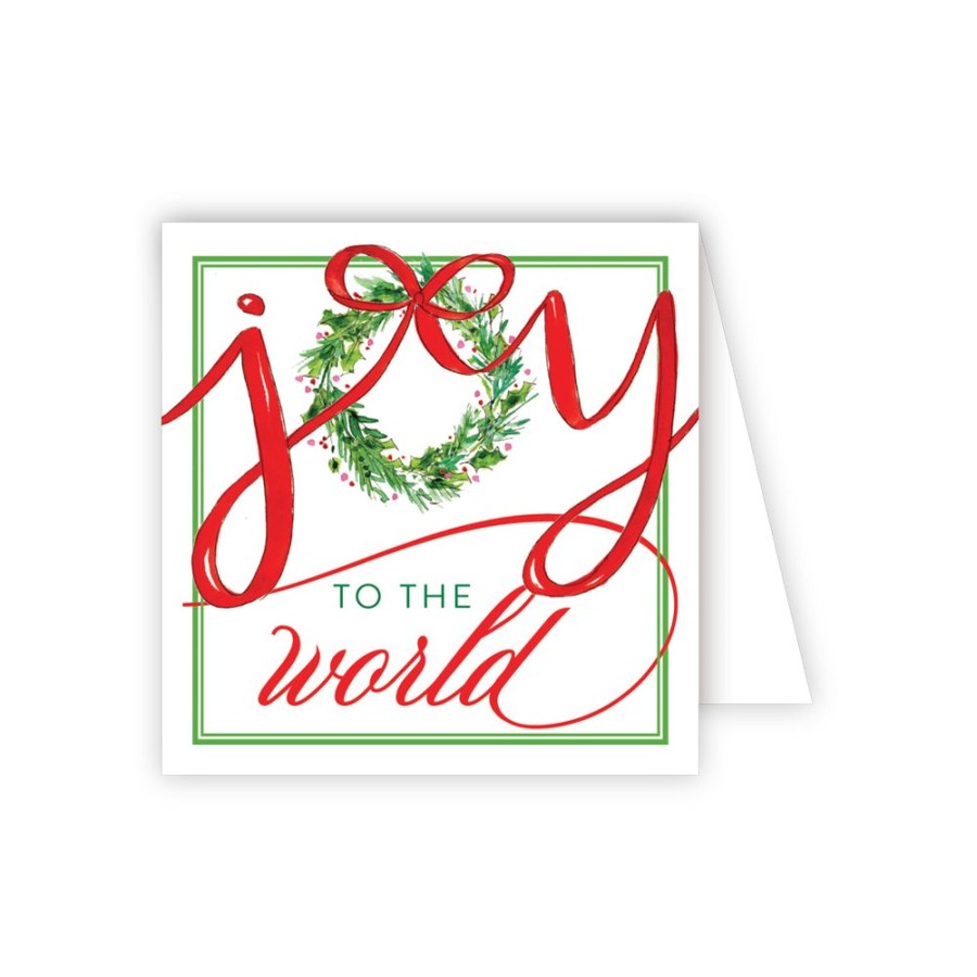 Seasonal Rosanne Beck | Joy To The World Enclosure Card