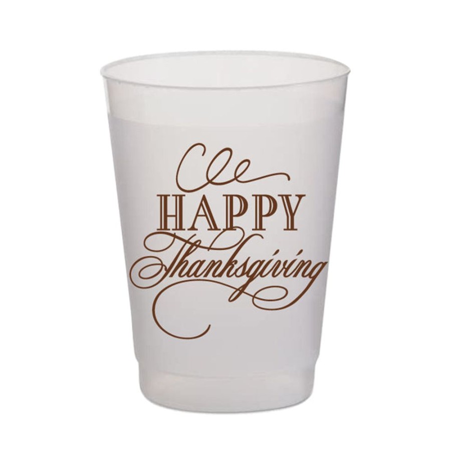 Home & Entertaining Rosanne Beck | Happy Thanksgiving Frost Flex Cup