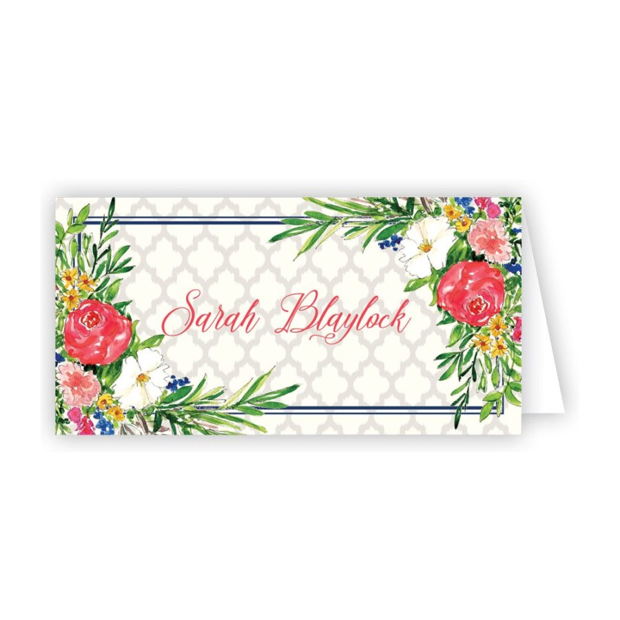 Home & Entertaining Rosanne Beck | Floral Place Card