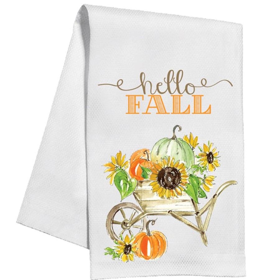 Home & Entertaining Rosanne Beck | Hello Fall Wagon Kitchen Towel