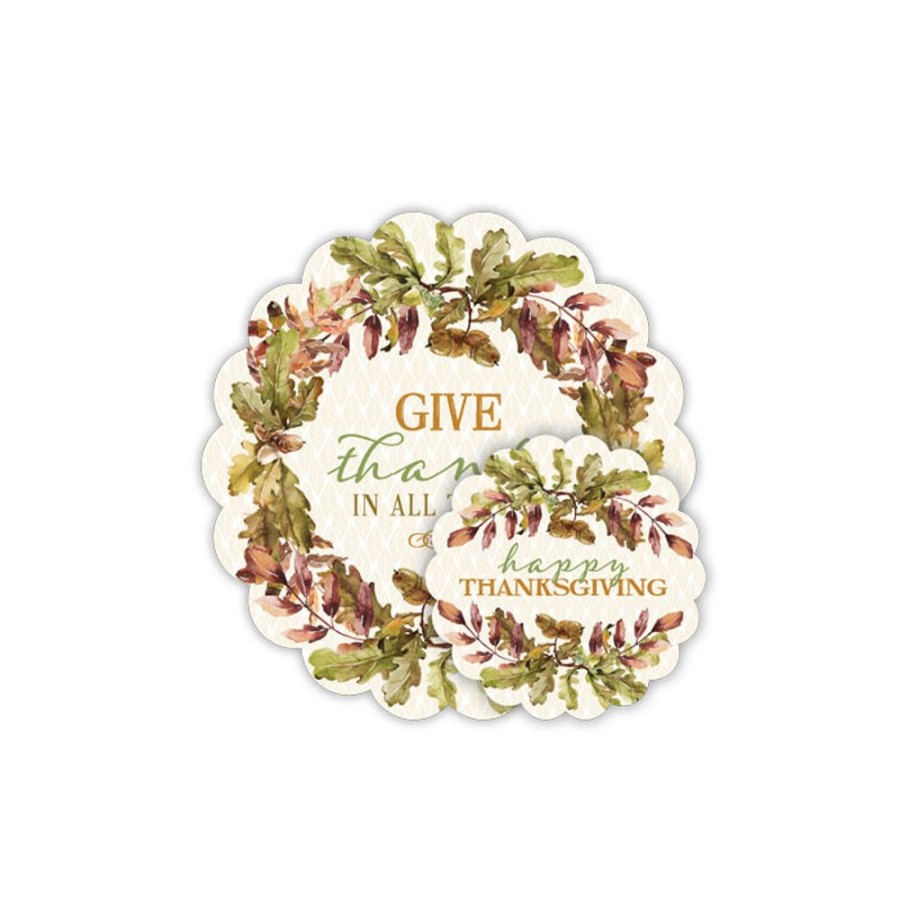 Invitations Rosanne Beck | Give Thanks In All Things Doily Set