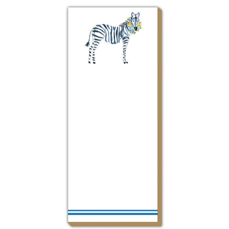 Notes & Pads Rosanne Beck | Zebra Luxe Skinny List Pad