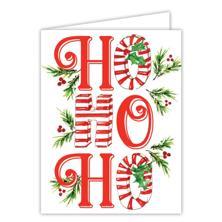 Seasonal Rosanne Beck | Ho Ho Ho Greeting Card