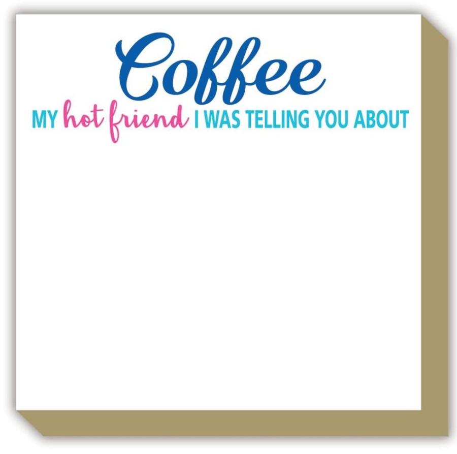 Notes & Pads Rosanne Beck | Coffee My Hot Friend Luxe Notepad