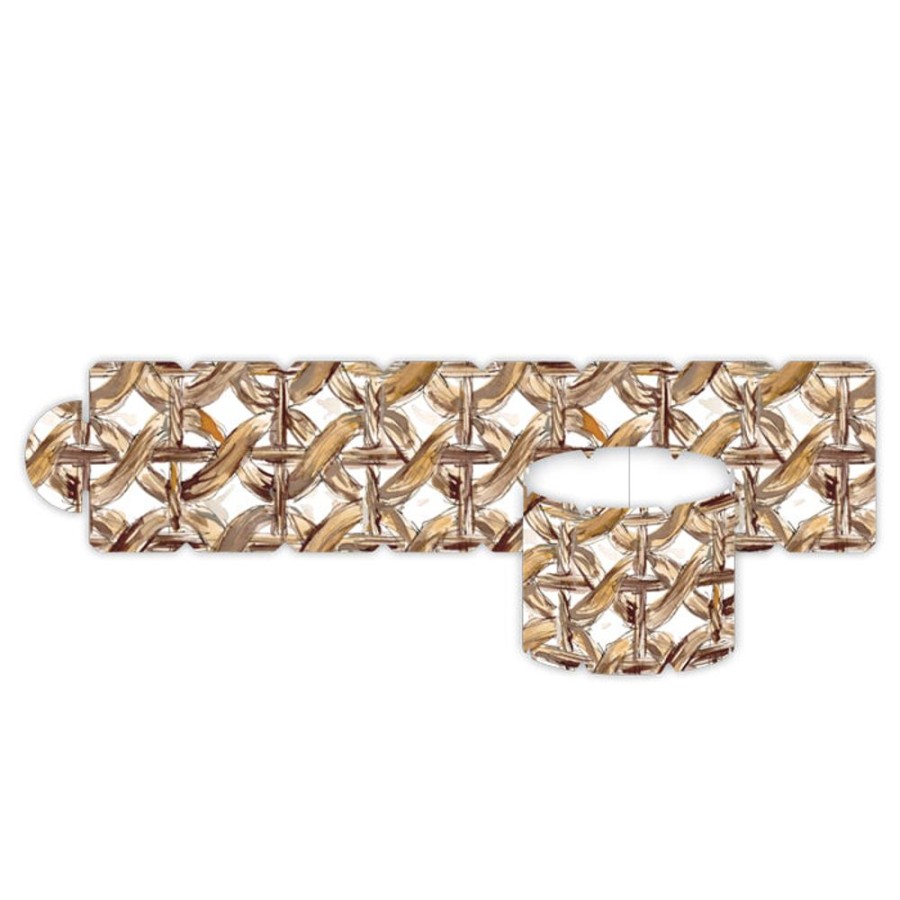 Home & Entertaining Rosanne Beck | Coastal Braided Rattan Napkin Ring