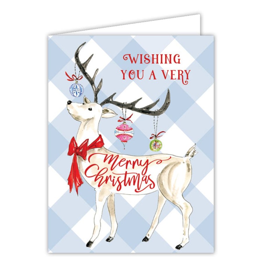 Seasonal Rosanne Beck | Wishing You A Very Merry Christmas Greeting Card