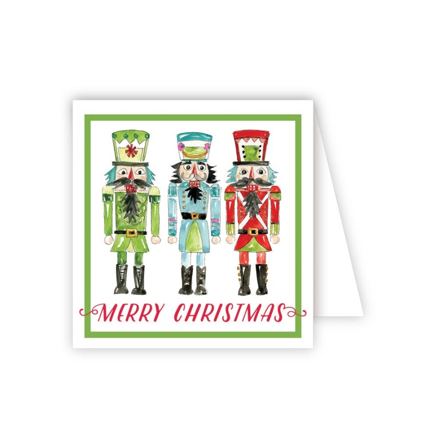 Seasonal Rosanne Beck | Merry Christmas Nutcracker Enclosure Card