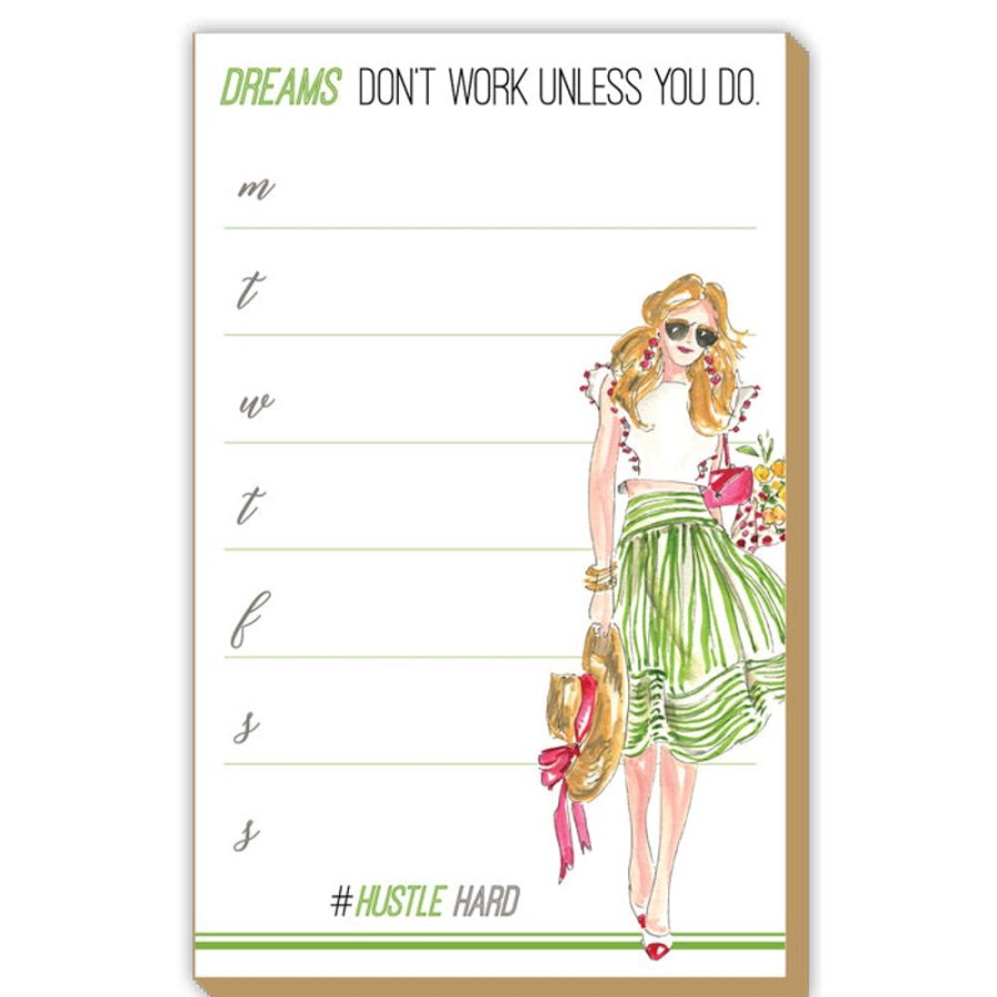 Notes & Pads Rosanne Beck | Dreams Don'T Work Unless You Do Luxe Large Pad