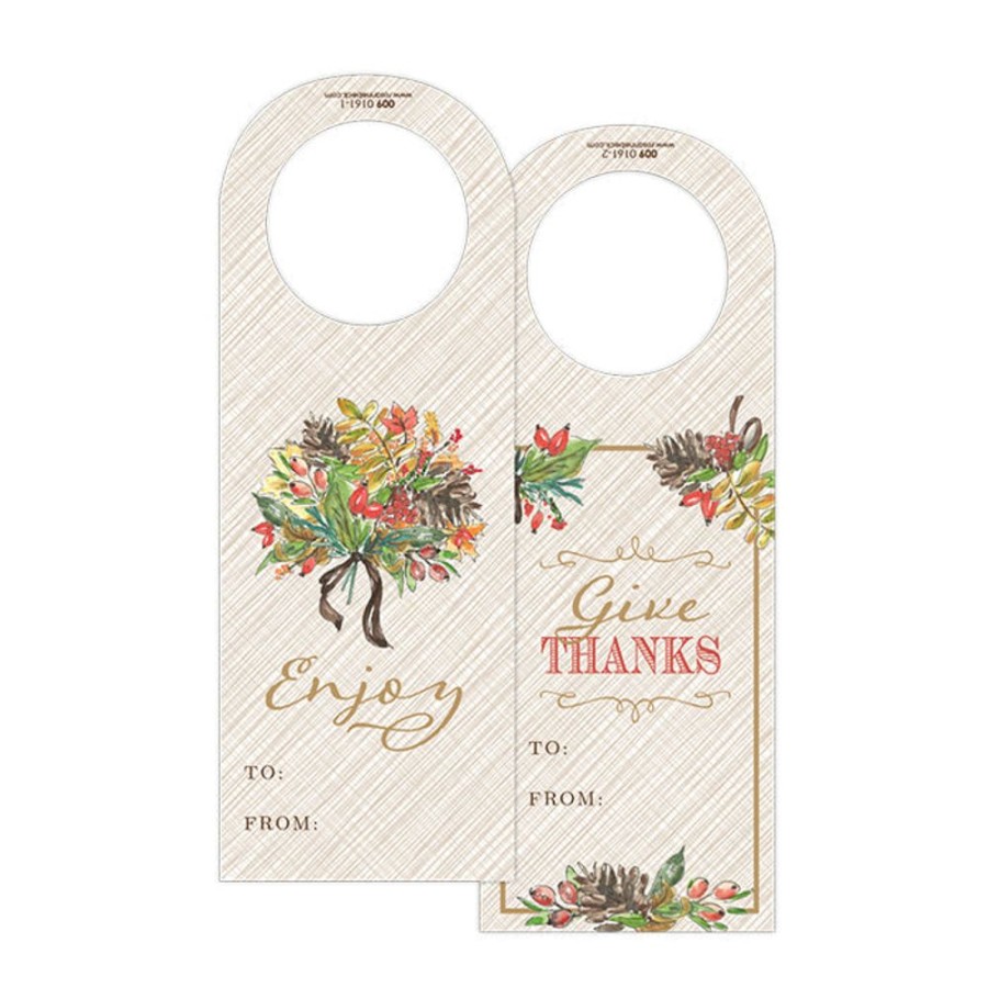 Home & Entertaining Rosanne Beck | Thanksgiving Bouquet Wine Tag