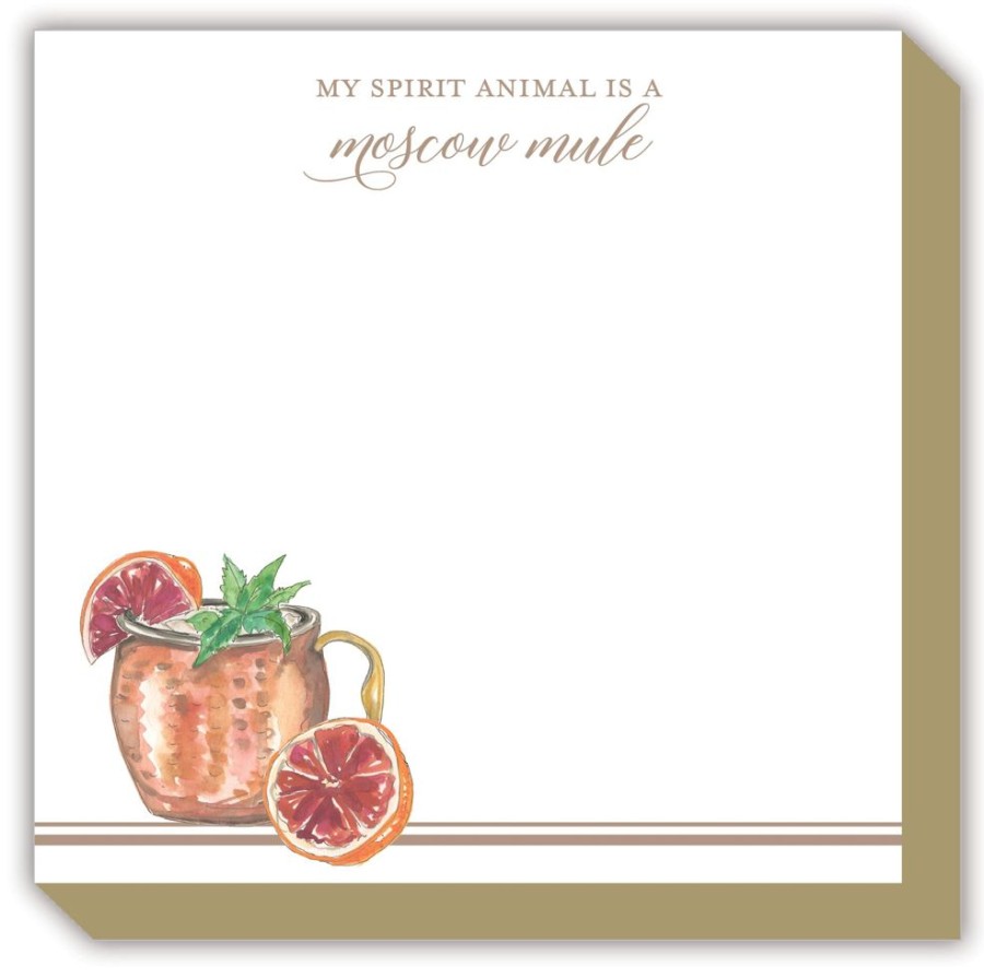 Notes & Pads Rosanne Beck | My Spirit Animal Is A Moscow Mule Luxe Notepad