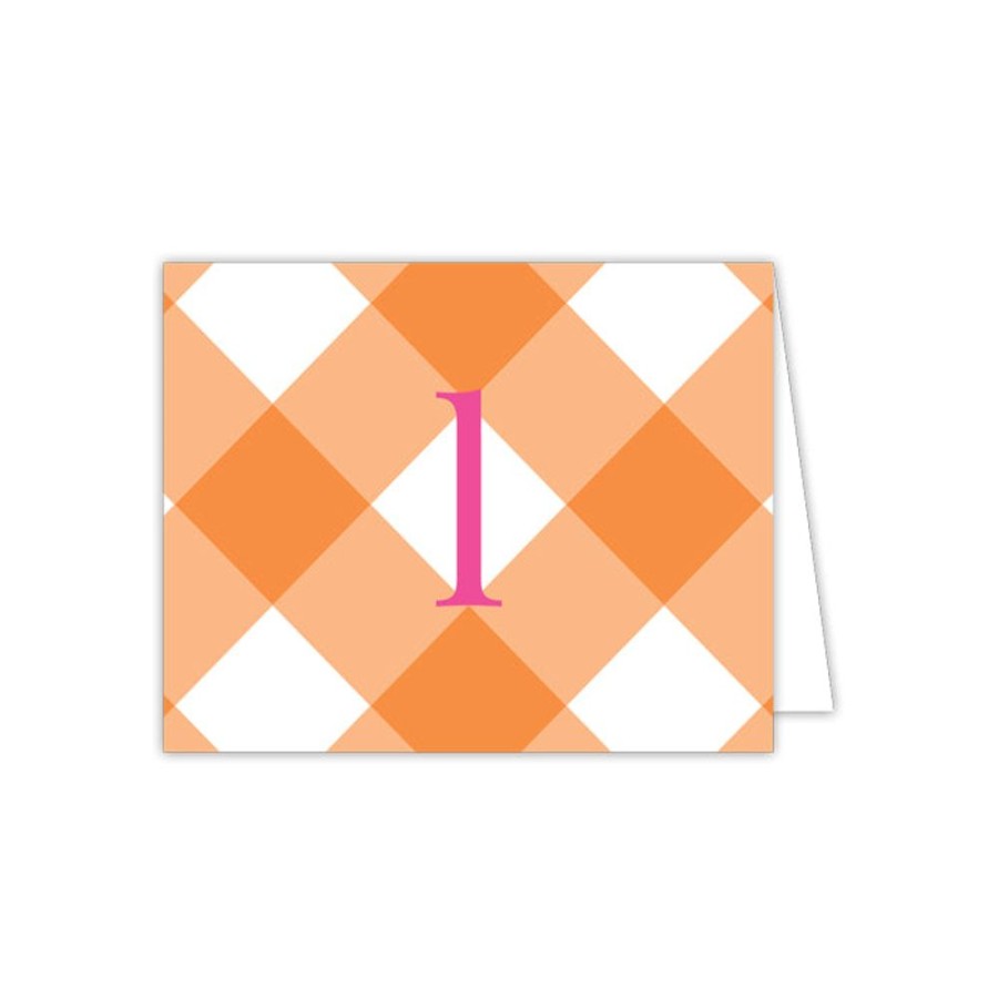 Monograms Rosanne Beck | Buffalo Check L Enclosure Card