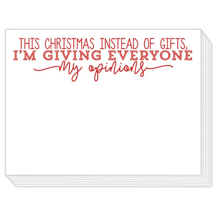 Seasonal Rosanne Beck | This Christmas Instead Of Gifts Red Slab Pad