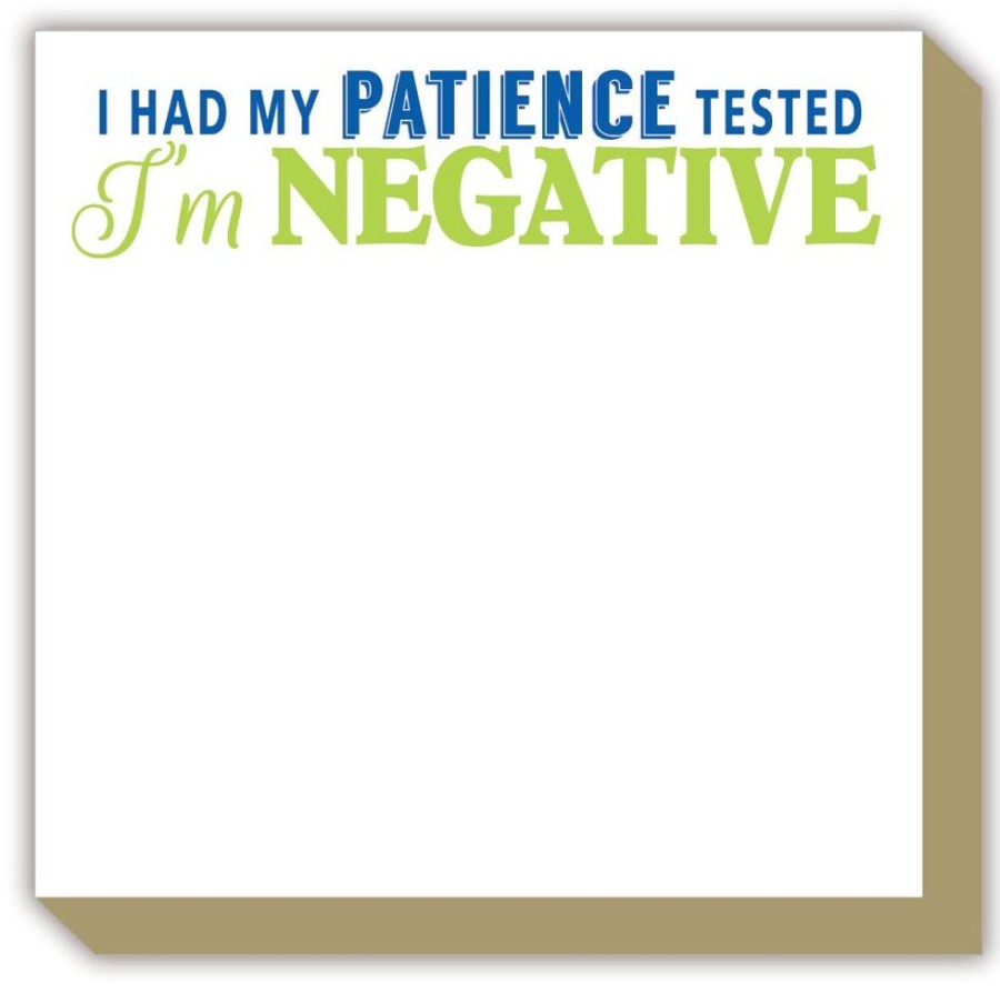 Notes & Pads Rosanne Beck | I Had My Patience Tested Im Negative Luxe Notepad