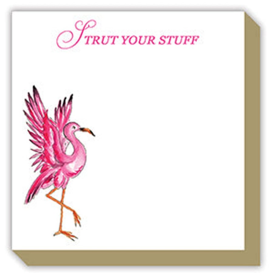 Notes & Pads Rosanne Beck | Strut Your Stuff Flamingo Luxe Notepad