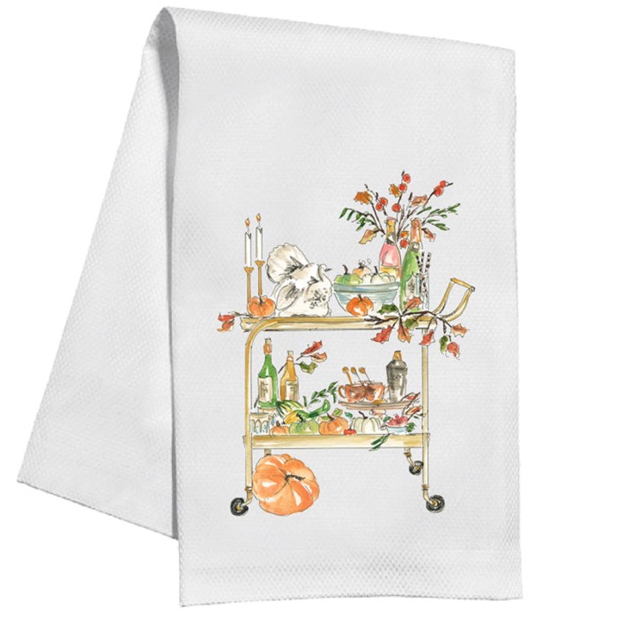 Invitations Rosanne Beck | Thanksgiving Bar Cart Kitchen Towel