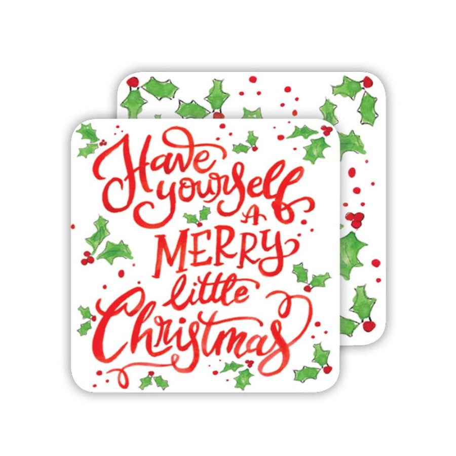 Seasonal Rosanne Beck | Have Yourself A Merry Paper Coasters