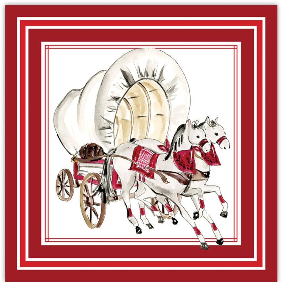 Seasonal Rosanne Beck | Horse & Wagon Square Placemats