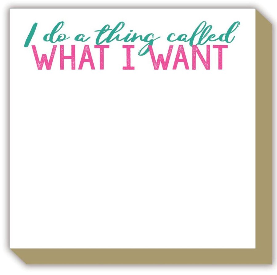 Notes & Pads Rosanne Beck | I Do A Thing Called What I Want Luxe Notepad