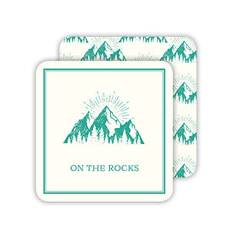 Home & Entertaining Rosanne Beck | On The Rocks Mountains Paper Coasters