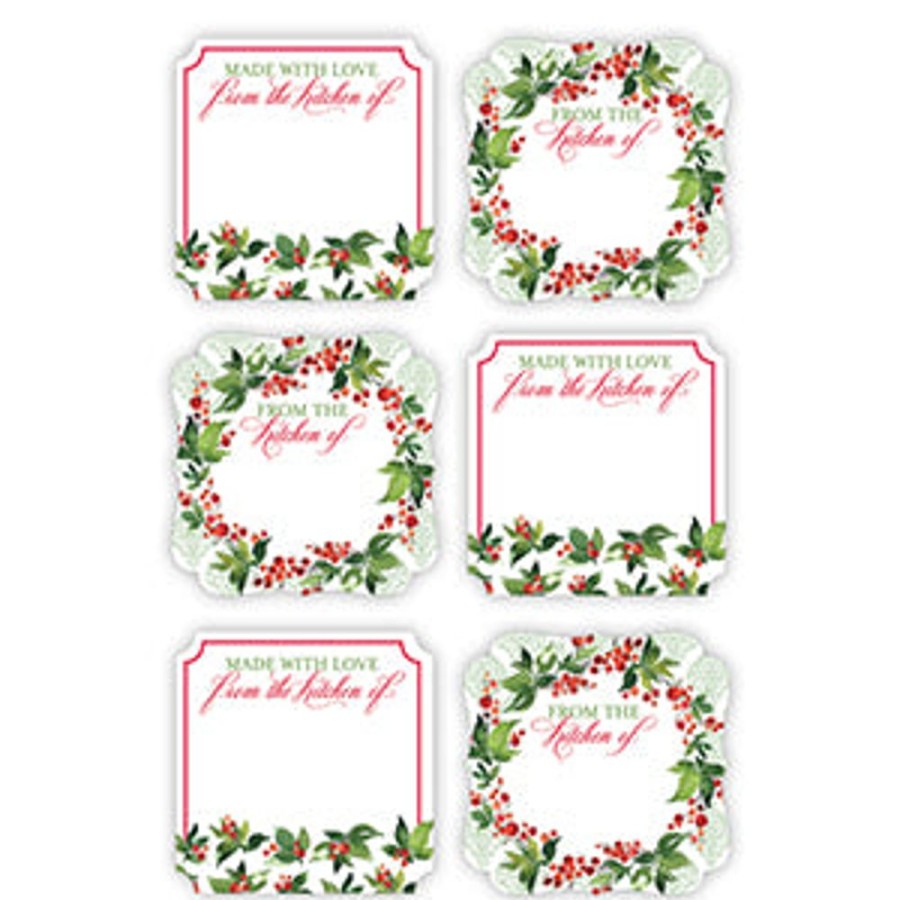 Seasonal Rosanne Beck | Mistletoe Kitchen Die-Cut Stickers