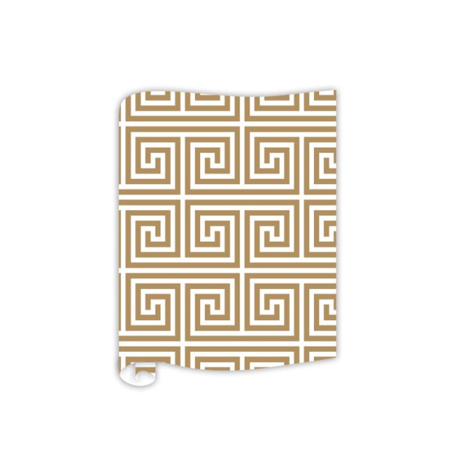 Home & Entertaining Rosanne Beck | Greek Key Gold Table Runner