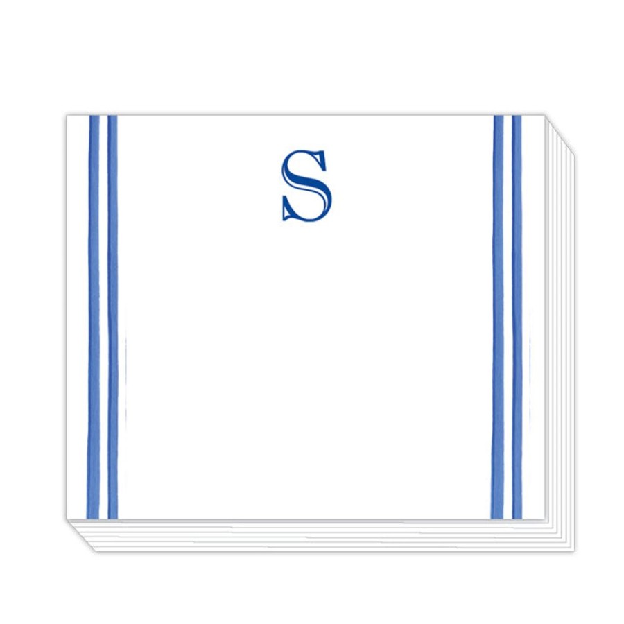 Monograms Rosanne Beck | Lattice Monogram S Notepad