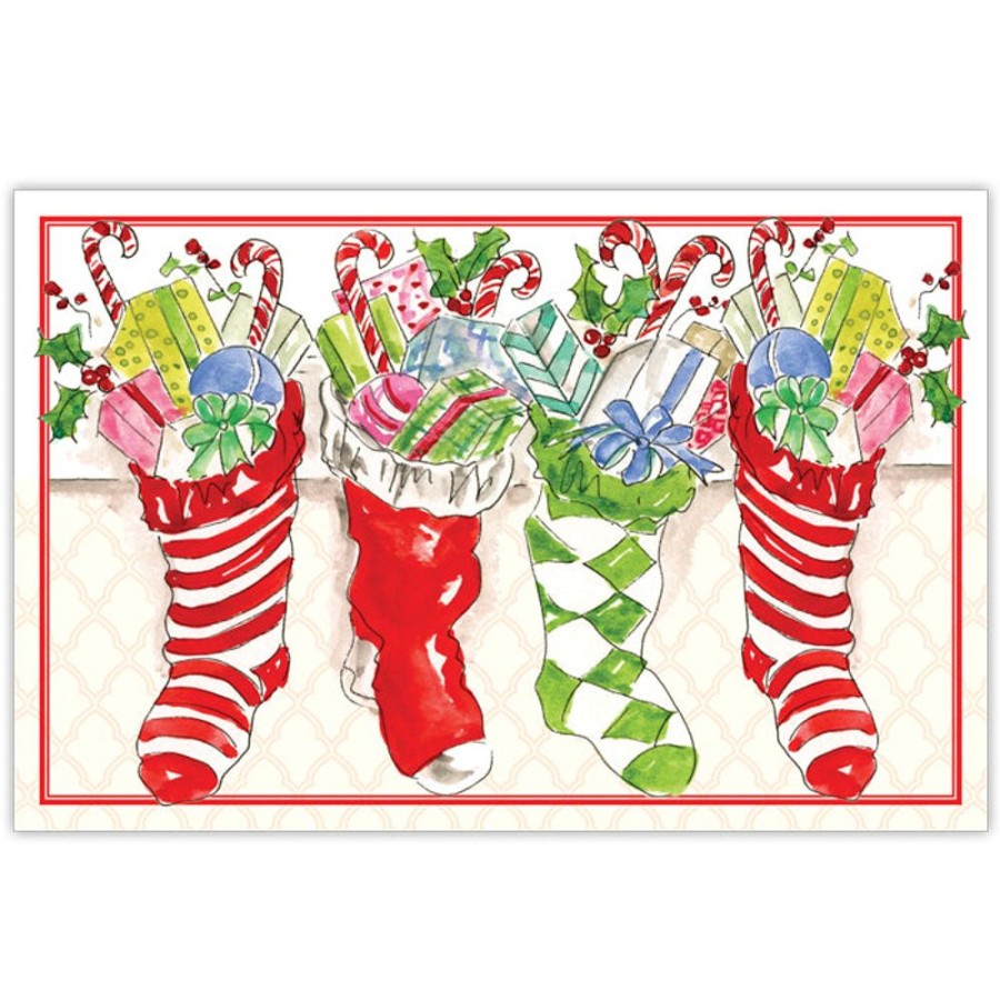 Seasonal Rosanne Beck | Stockings Placemat