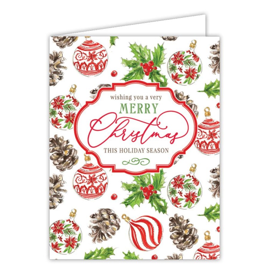 Invitations Rosanne Beck | Wishing You A Very Merry Christmas Greeting Card