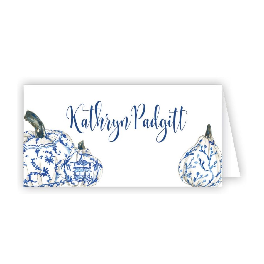 Home & Entertaining Rosanne Beck | Blue Pumpkin Place Card