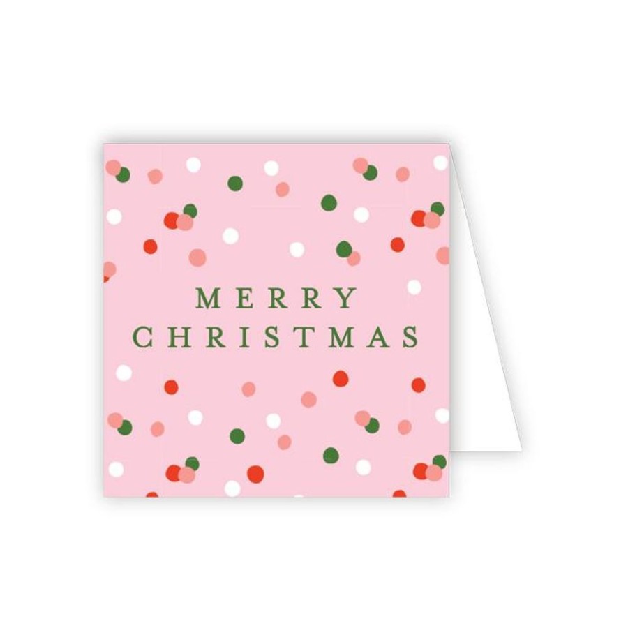 Seasonal Rosanne Beck | Merry Christmas Festive Dots Enclosure Card