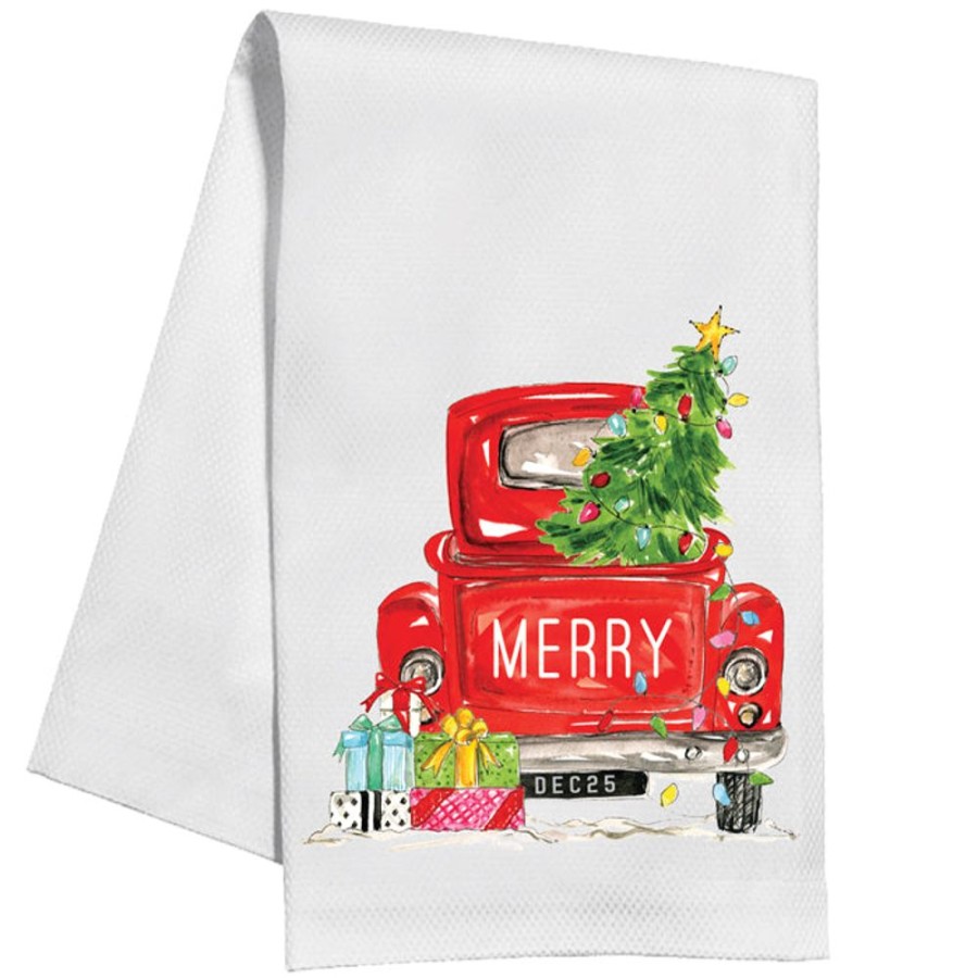 Seasonal Rosanne Beck | Vintage Car Kitchen Towel