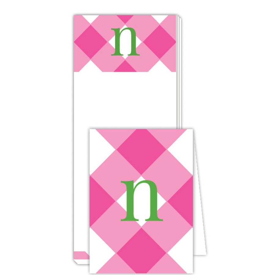 Monograms Rosanne Beck | Buffalo Check N Notepad | Noteset