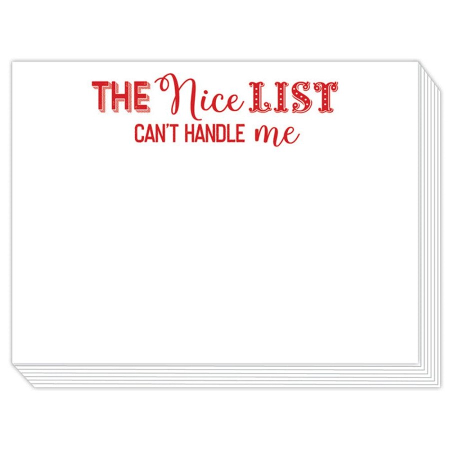 Seasonal Rosanne Beck | The Nice List Can'T Handle Me Slab Pad