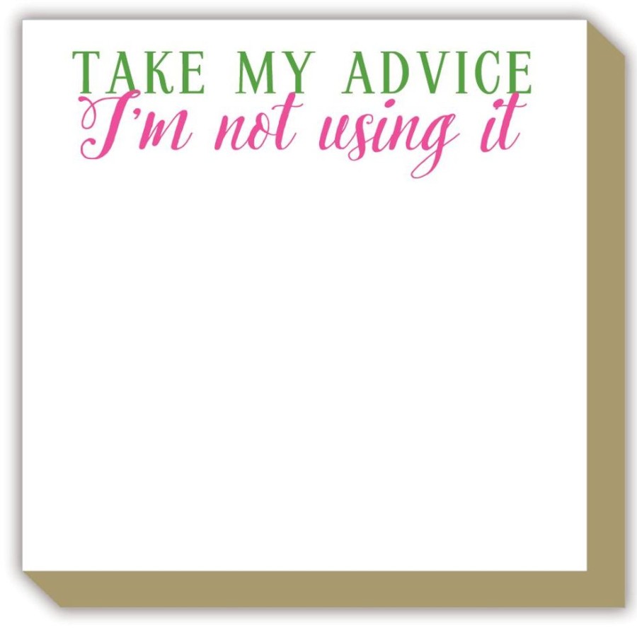 Notes & Pads Rosanne Beck | Take My Advice I'M Not Using It Luxe Notepad