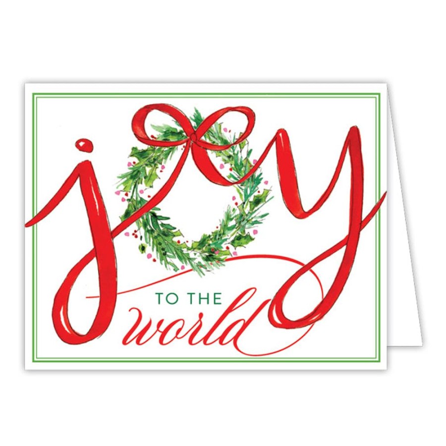 Seasonal Rosanne Beck | Joy To The World Greeting Card