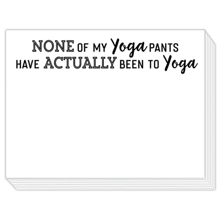 Notes & Pads Rosanne Beck | None Of My Yoga Pants Slab Pad