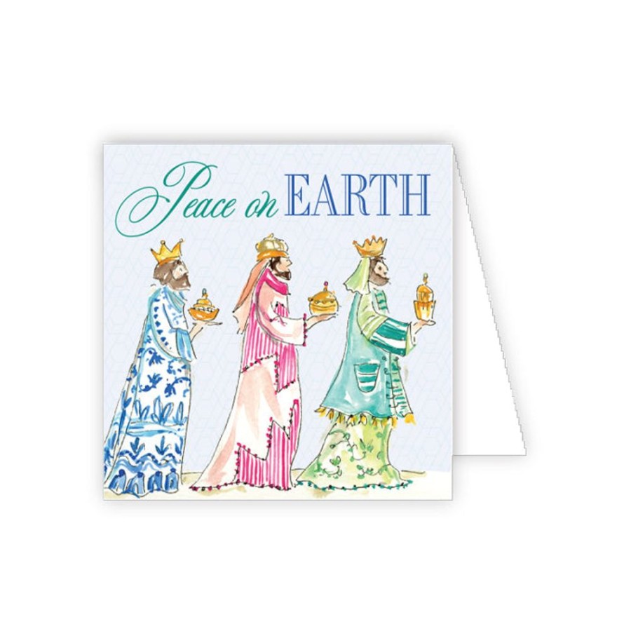 Seasonal Rosanne Beck | Peace On Earth Wisemen Enclosure Card