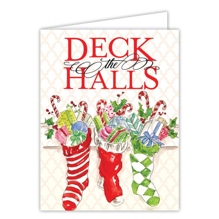 Seasonal Rosanne Beck | Deck The Halls Greeting Card